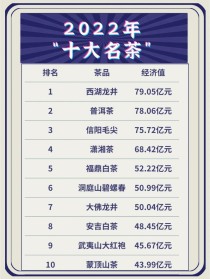 中期普洱茶十大排名性价比高的中期普洱茶推荐